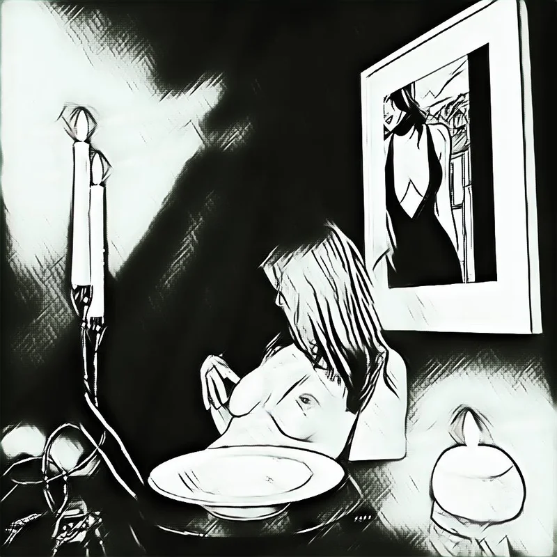 Série photo artistique décalée en style bande dessinée
